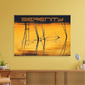 Afdrukken Serenity Stretch Canvas (Insitu (Woonkamer))