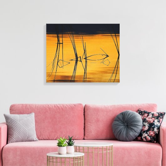 Afdrukken Serenity Stretch Canvas (Insitu (Woonkamer))
