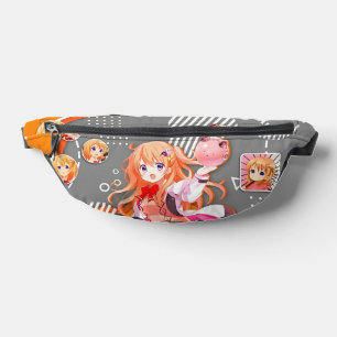 Afdrukken Snijden Naaien Fanny Pack Anime Shop Mee Heuptasje