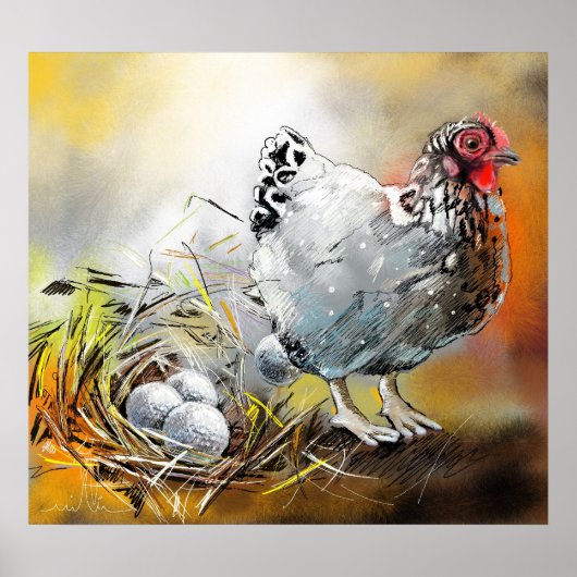 Afdrukken "The Ultimate Golfer's Gift" - door Miki Poster (Voorkant)