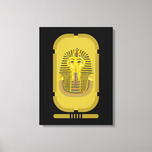 Afdrukken Tutankhamun Canvas (Voorkant)