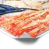 Afdrukken: twee katten poster (Hoek)