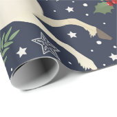 Afdrukken uit de middeleeuwen Unicorns op de kerst Cadeaupapier (Rol Hoek)