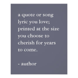 Afdrukken van aangepast plum-prijsopgave perfect poster