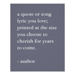 Afdrukken van aangepast plum-prijsopgave perfect poster