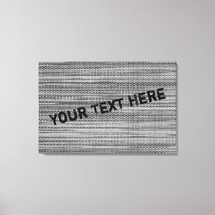 Afdrukken van aangepaste tekstcanvas voor kunstwee