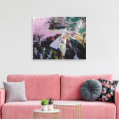 Afdrukken van abstract Natuur Canvas (20 x 16) (Insitu (Woonkamer))