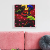 Afdrukken van Afrikaanse Canvas (Insitu (Woonkamer))