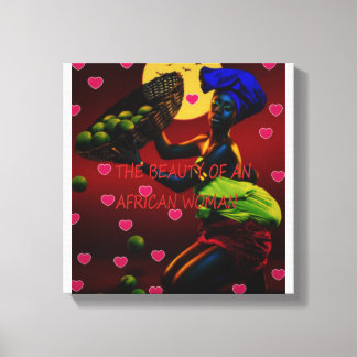 Afdrukken van Afrikaanse Canvas