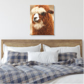 Afdrukken van alpaca canvas (Insitu (Slaapkamer))