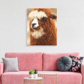 Afdrukken van alpaca canvas (Insitu (Woonkamer))