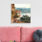 Afdrukken van Amalfi Dreamweaver Stretched Canvas (Insitu (Woonkamer))