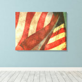 Afdrukken van Amerikaans schilderCanvas met één pa (Insitu (Houten vloer))