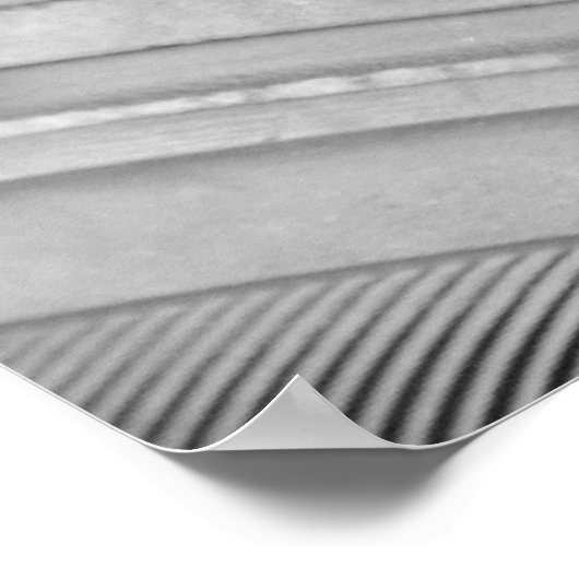 Afdrukken van autobanden poster (Hoek)