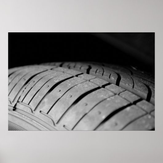 Afdrukken van autobanden poster (Voorkant)
