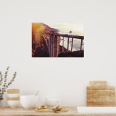 Afdrukken van Bixby-brugcanvas Poster (Keuken)