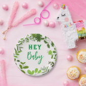 Afdrukken van bladeren papieren bordje (Feest)