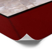 Afdrukken van Chinese telefooncel Poster (Hoek)