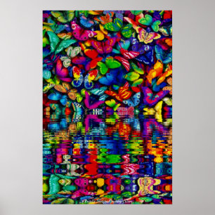AFDRUKKEN VAN COLOSSALE POSTERS - WATERBUTTERFLIES