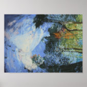 Afdrukken van de route Snowy Moorland Poster (Voorkant)