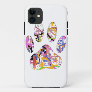 Afdrukken van dog plakband verven iPhone 11 hoesje