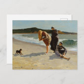 Afdrukken van Eagle Head High-Tide Canvas Briefkaart (Voorkant / Achterkant)