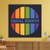 Afdrukken van Equal Rights canvas (Insitu (Woonkamer))
