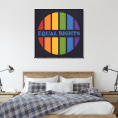 Afdrukken van Equal Rights canvas (Insitu (Slaapkamer))