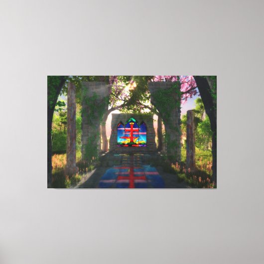 Afdrukken van etherlicht paasdoek (Voorkant)