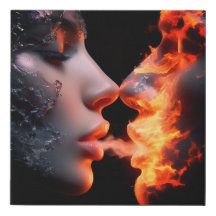 Afdrukken van Faux-verzegeld Canvas