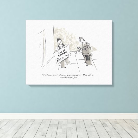 Afdrukken van fijn canvas (Insitu (Houten vloer))