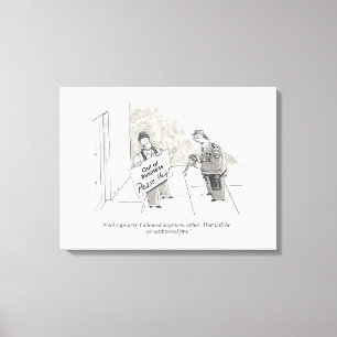 Afdrukken van fijn canvas