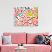 Afdrukken van filialen Canvas (schoonheid) 20 x 16 (Insitu (Woonkamer))