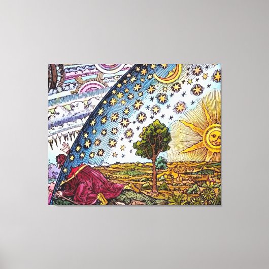 Afdrukken van Flammarion Dome Canvas (Voorkant)