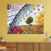 Afdrukken van Flammarion Dome Canvas (Insitu (Woonkamer))