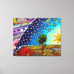 Afdrukken van Flammarion Dome Canvas