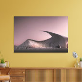 Afdrukken van Futuristic Architecture Canvas (Insitu (Woonkamer))