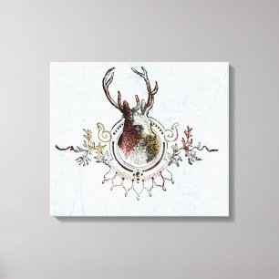 Afdrukken van gekleurd stag-hoofddoek