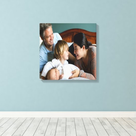 Afdrukken van gezagsfoto's met verrekend Canvas (Insitu (Houten vloer))