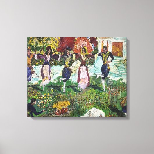 Afdrukken van het originele schilderij Grecian Fes (Voorkant)