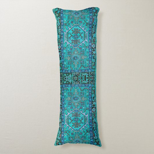 Afdrukken van het traditionele Kilim-tapijt in mod Lichaamskussen (Voorkant Verticaal)