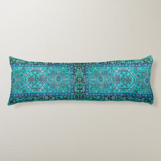 Afdrukken van het traditionele Kilim-tapijt in mod Lichaamskussen (Voorkant)