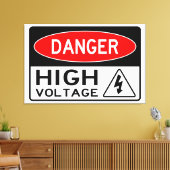 Afdrukken van hoge-spanningssignaalblokken met zee (Insitu (Woonkamer))