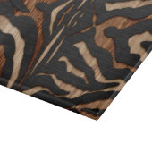 Afdrukken van hout en leder snijplank (Hoek)