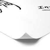 Afdrukken van 'In Joy'-canvas Poster (Hoek)