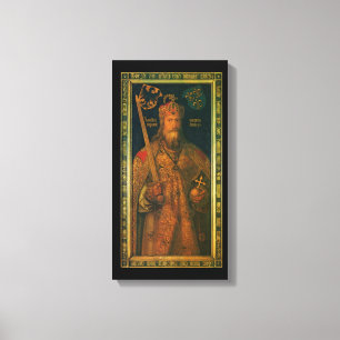 Afdrukken van Karel lemagne Stretched Canvas