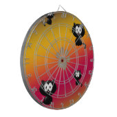 Afdrukken van katten en pokken dartbord (Voorkant Links)