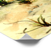 Afdrukken van kunstcanvas surf op canvas poster (Hoek)