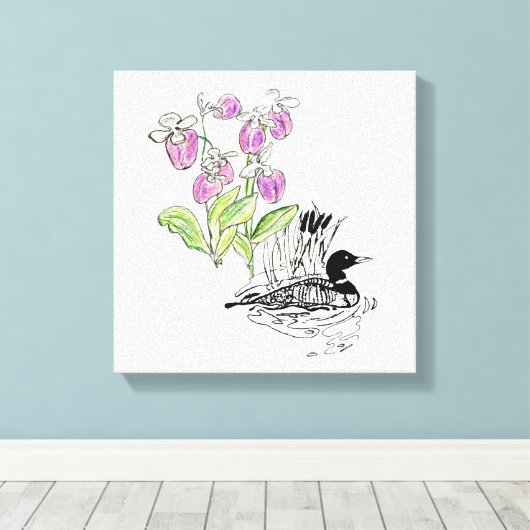 Afdrukken van Minnesota Stretched Canvas (Insitu (Houten vloer))