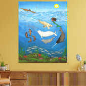 Afdrukken van Myth Painting Canvas (Insitu (Woonkamer))